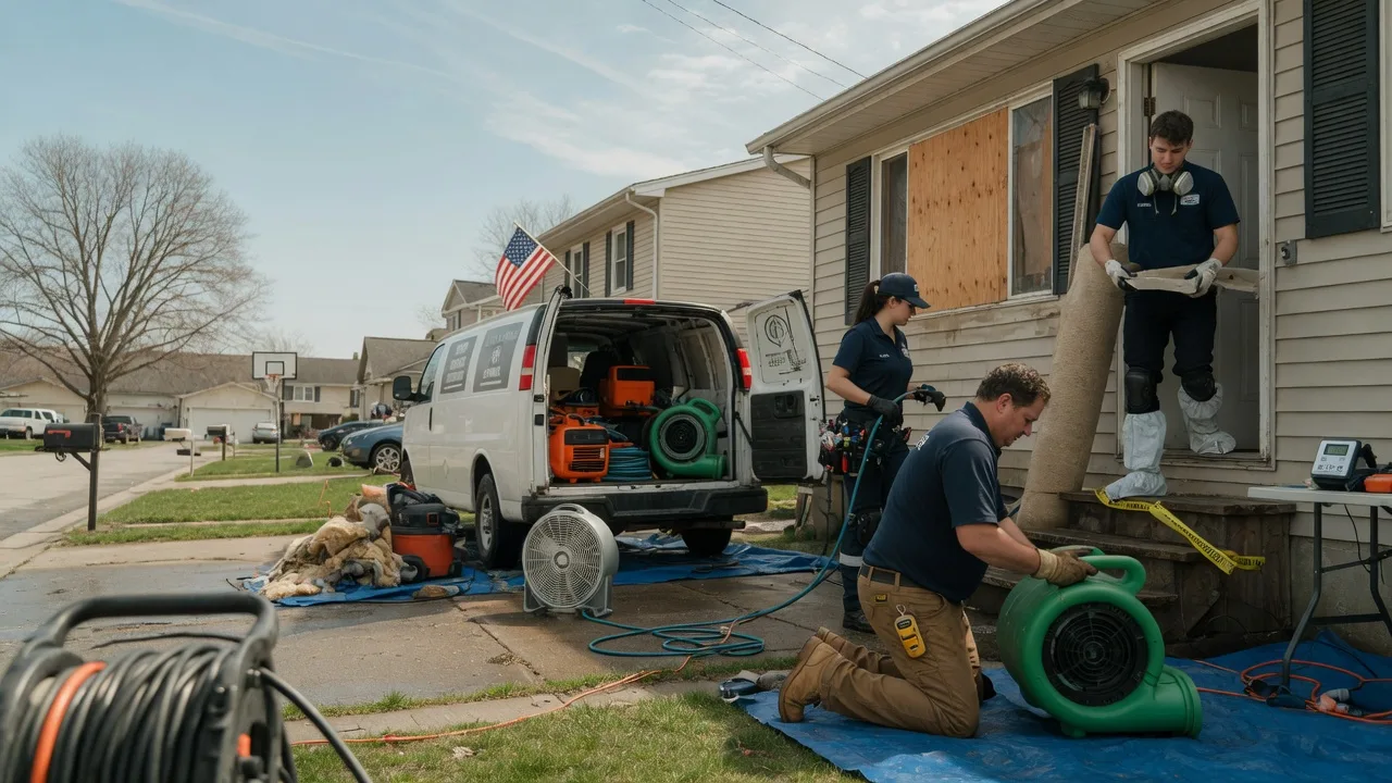 Water Damage Restoration in Van Buren, ME near me